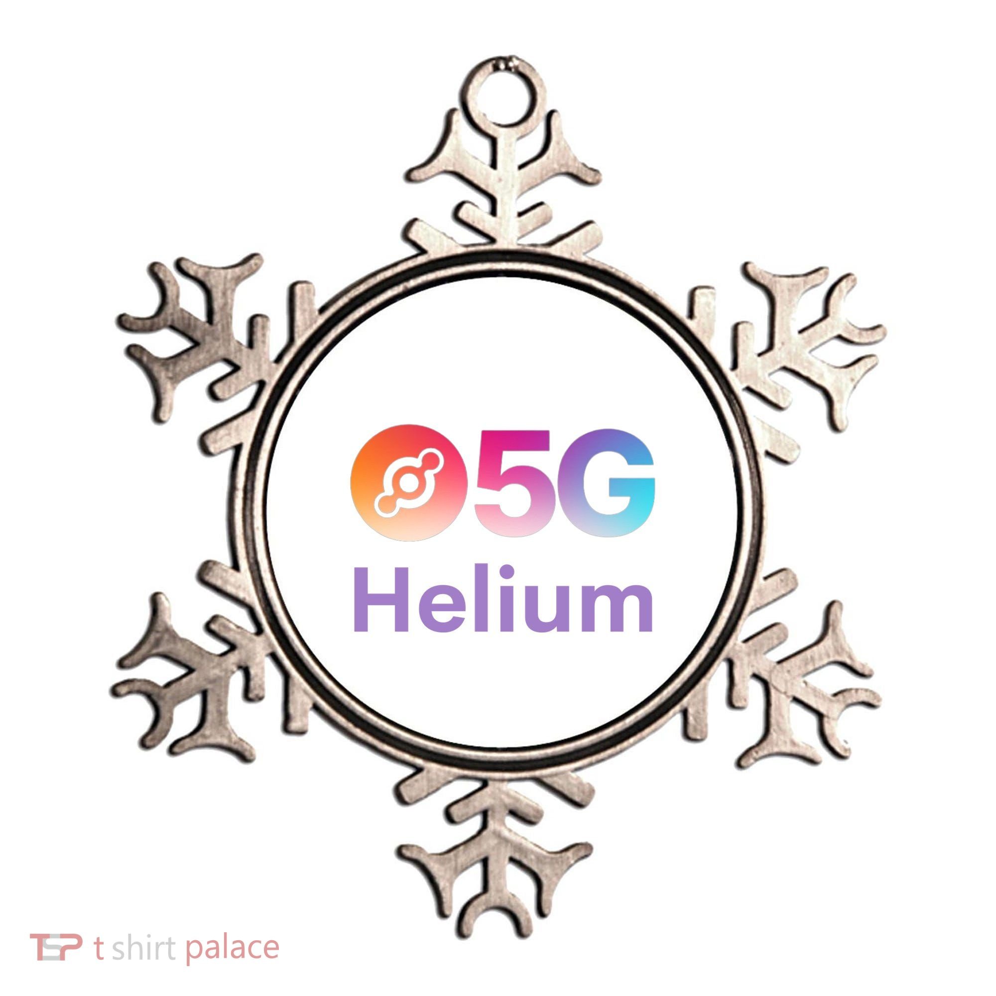 Helium Network Logo, Helium Crypto, HNT Token, Helium Logo 5G Ornament