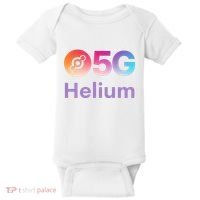 Helium Network Logo, Helium Crypto, HNT Token, Helium Logo 5G Baby Bodysuit thumb 0