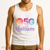 Helium Network Logo, Helium Crypto, HNT Token, Helium Logo 5G Tank Top thumb 3
