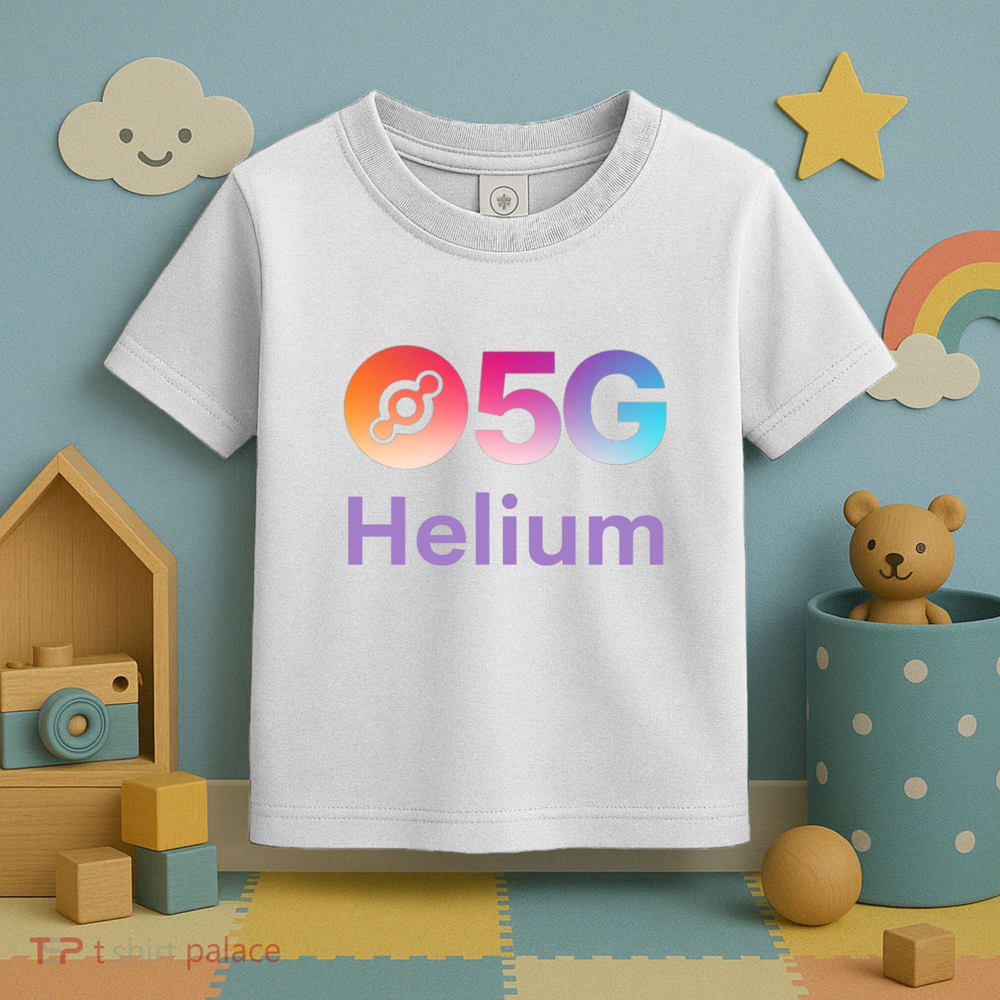 Helium Network Logo, Helium Crypto, HNT Token, Helium Logo 5G Toddler T-Shirt