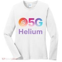 Helium Network Logo, Helium Crypto, HNT Token, Helium Logo 5G Women's Long Sleeve Shirt thumb 0