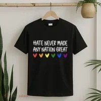 Hate Never Made Any Nation Great Equality T-Shirt thumb 2