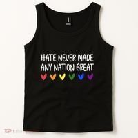 Hate Never Made Any Nation Great Equality Tank Top thumb 2