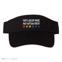 Hate Never Made Any Nation Great Equality Visor thumb 0