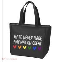 Hate Never Made Any Nation Great Equality Tote Bag thumb 3