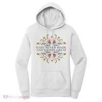 Hate Never Made Any Nation Great Political Boho Floral Women's Hoodie thumb 0
