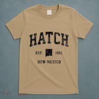Hatch New Mexico Nm Vintage Athletic Black Sports T-Shirt thumb 5