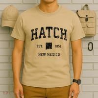 Hatch New Mexico Nm Vintage Athletic Black Sports T-Shirt thumb 6