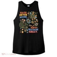 Hate Never Made Any Nation Great Resist Protest Resistance Ladies PosiCharge Tri-Blend Wicking Tank thumb 0