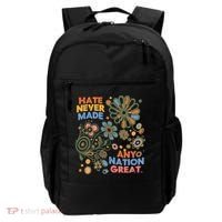Hate Never Made Any Nation Great Resist Protest Resistance Backpack thumb 0