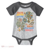 Hate Never Made Any Nation Great Resist Protest Resistance Infant Baby Jersey Bodysuit thumb 0