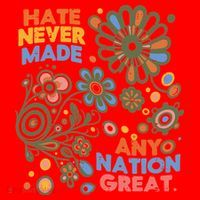 Hate Never Made Any Nation Great Resist Protest Resistance Santa Hat thumb 1