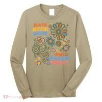 Hate Never Made Any Nation Great Resist Protest Resistance Long Sleeve Shirt thumb 0