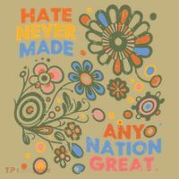 Hate Never Made Any Nation Great Resist Protest Resistance Long Sleeve Shirt thumb 2