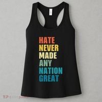 Hate Never Made Any Nation Great Anti Trump Election Women's Tank Top thumb 3