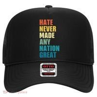 Hate Never Made Any Nation Great Anti Trump Election Hat thumb 0