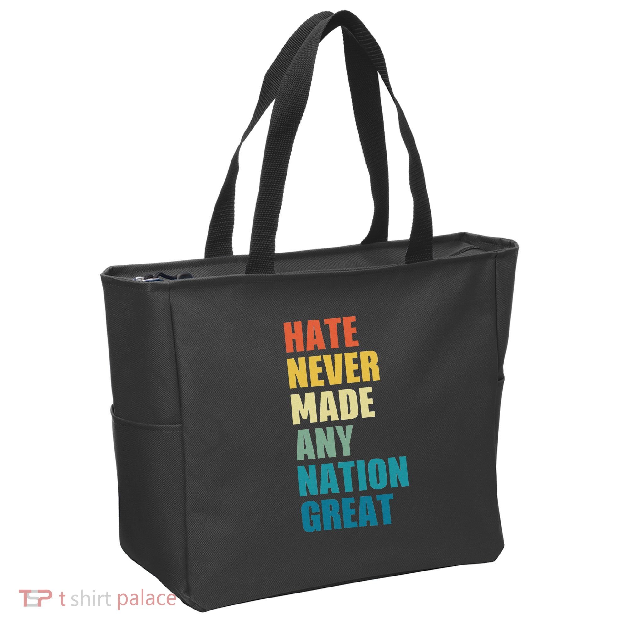 Hate Never Made Any Nation Great Anti Trump Election Tote Bag