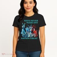 Hate Never Made Any Nation Great Peace Anti Trump Women's T-Shirt thumb 4