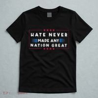 Hate Never Made Any Nation Great Funny Anti Trump T-Shirt thumb 5