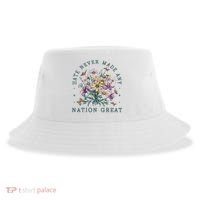 Hate Never Made Any Nation Great Floral Peace Sustainable Bucket Hat thumb 0