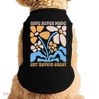 Hate Never Made Any Nation Great Boho Doggie Tank thumb 0