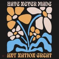 Hate Never Made Any Nation Great Boho USA-Made Doggie Bandana thumb 2