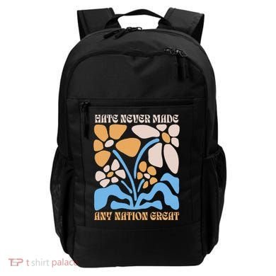 Hate Never Made Any Nation Great Boho Backpack
