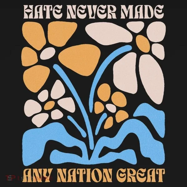 Hate Never Made Any Nation Great Boho Bucket Hat