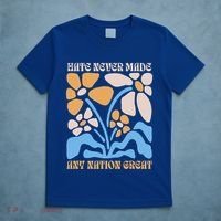 Hate Never Made Any Nation Great Boho T-Shirt thumb 5