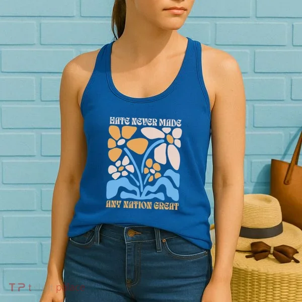 Hate Never Made Any Nation Great Boho Women's Tank Top
