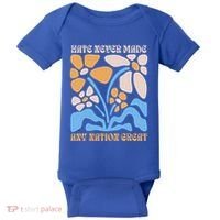 Hate Never Made Any Nation Great Boho Baby Bodysuit thumb 0