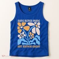Hate Never Made Any Nation Great Boho Tank Top thumb 2