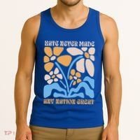 Hate Never Made Any Nation Great Boho Tank Top thumb 3