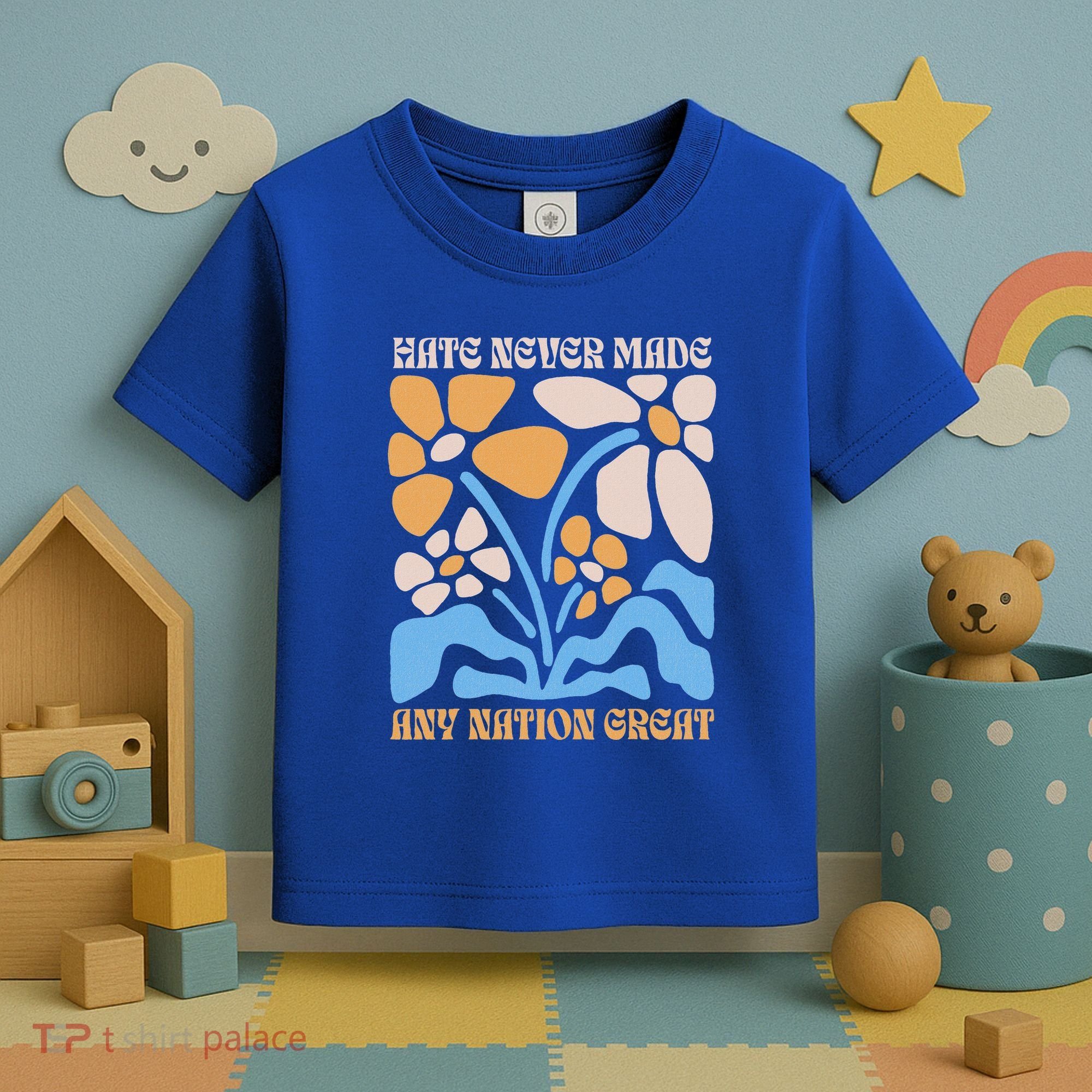 Hate Never Made Any Nation Great Boho Toddler T-Shirt