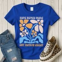 Hate Never Made Any Nation Great Boho Women's T-Shirt thumb 3