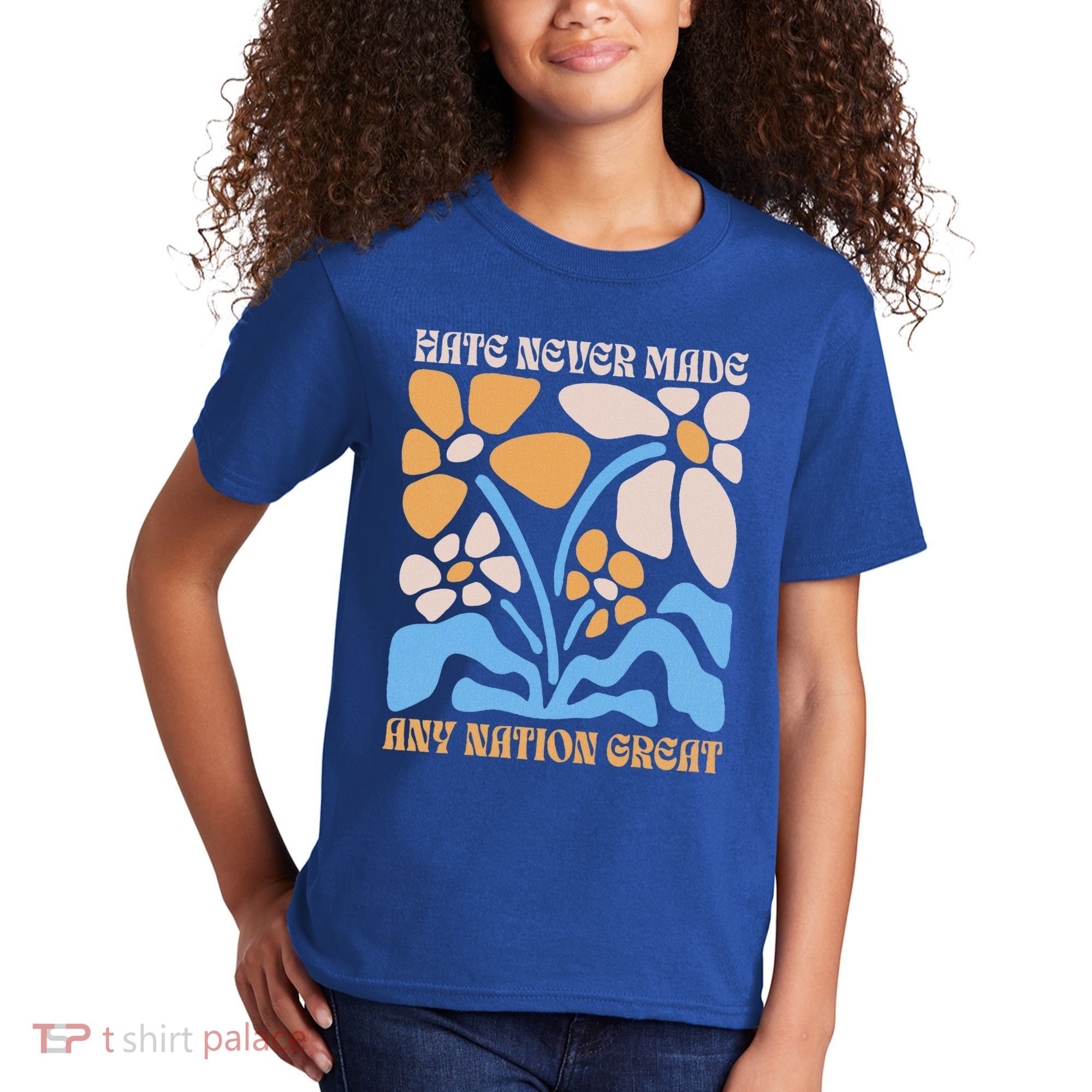Hate Never Made Any Nation Great Boho Kids T-Shirt