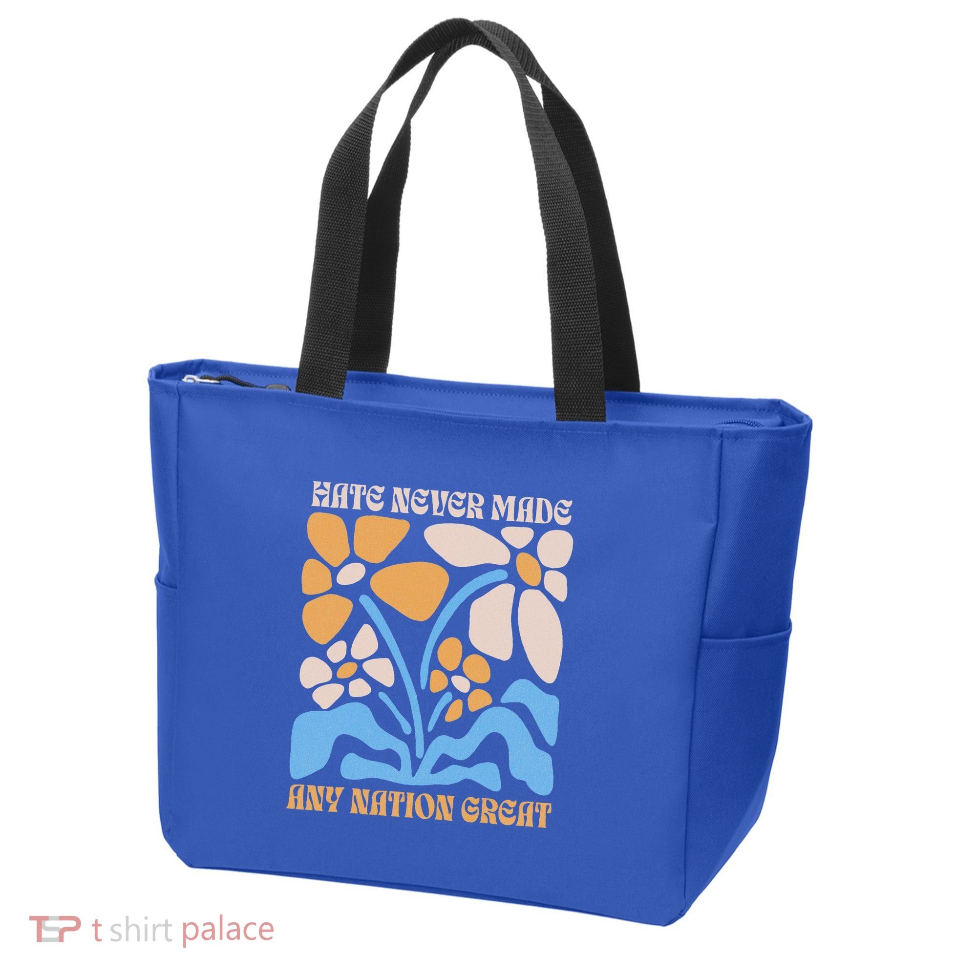 Hate Never Made Any Nation Great Boho Tote Bag
