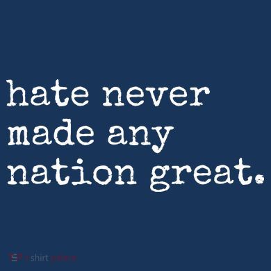 Hate Never Made Any Nation Great Cooling Performance Crew T-Shirt