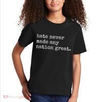 Hate Never Made Any Nation Great Kids T-Shirt thumb 2