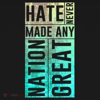 Hate Never Made Any Nation Great Political Protest Women's Tank Top thumb 5