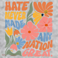 Hate Never Made Any Nation Great  The Baniff Cuffed Pom Beanie thumb 2