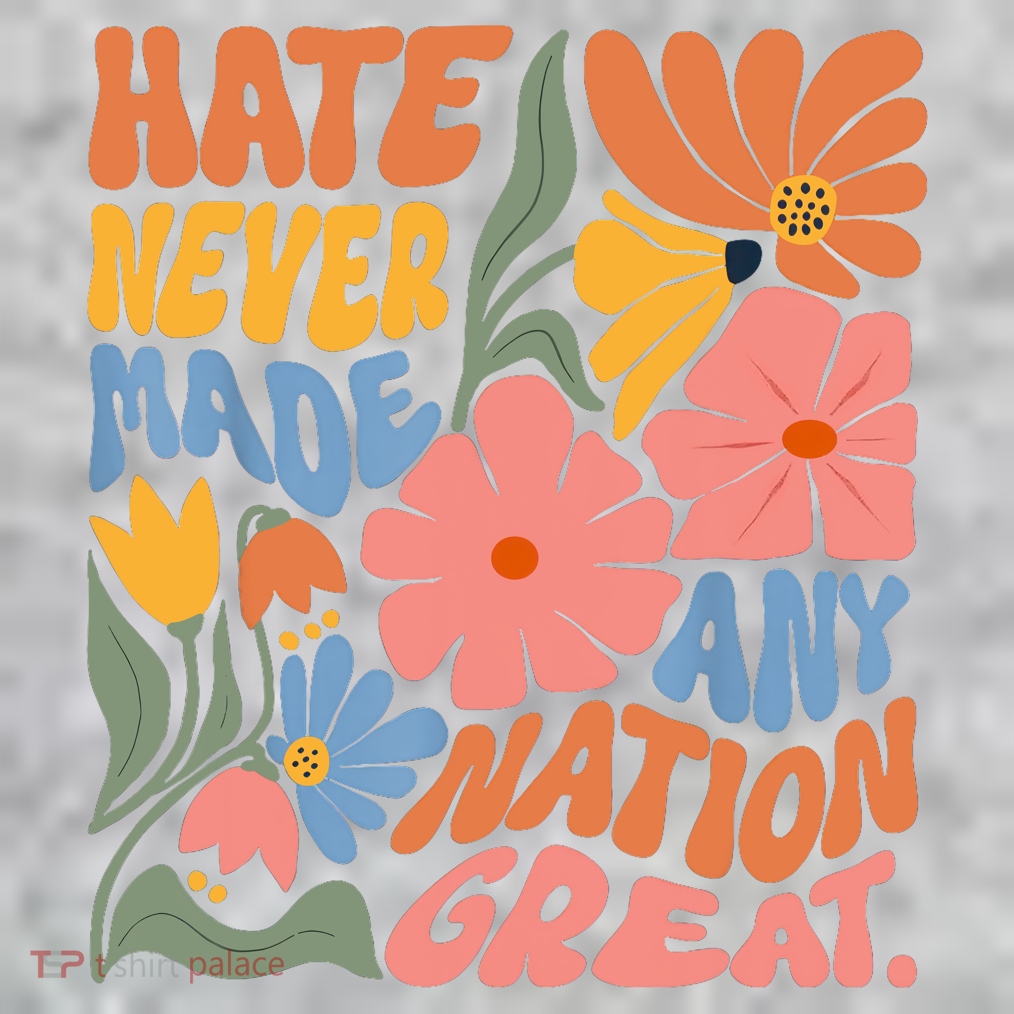 Hate Never Made Any Nation Great  The Baniff Cuffed Pom Beanie