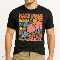 Hate Never Made Any Nation Great  Cooling Performance Crew T-Shirt thumb 2