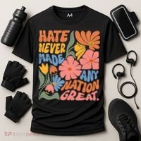 Hate Never Made Any Nation Great  Cooling Performance Crew T-Shirt thumb 3