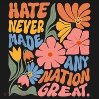 Hate Never Made Any Nation Great  Bucket Hat thumb 4