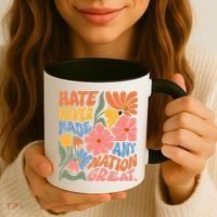 Hate Never Made Any Nation Great  Coffee Mug thumb 3