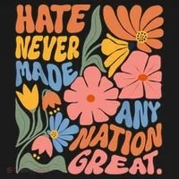 Hate Never Made Any Nation Great  Women's Hoodie thumb 2