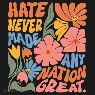 Hate Never Made Any Nation Great  Ornament