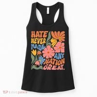 Hate Never Made Any Nation Great  Women's Tank Top thumb 0