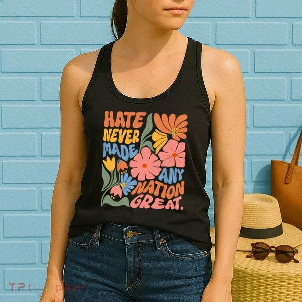 Hate Never Made Any Nation Great  Women's Tank Top